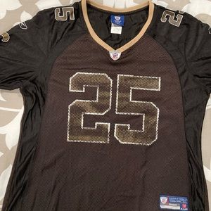 Women’s Redbox XL New Orleans Saints jersey #25 Bush